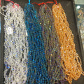 Uncut crystal beads || approx 90 beads in a mala ||