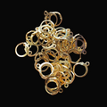 Round Earring hook || 5 - 50 pair packing || Golden , rose gold and silver available|| Raw materials||