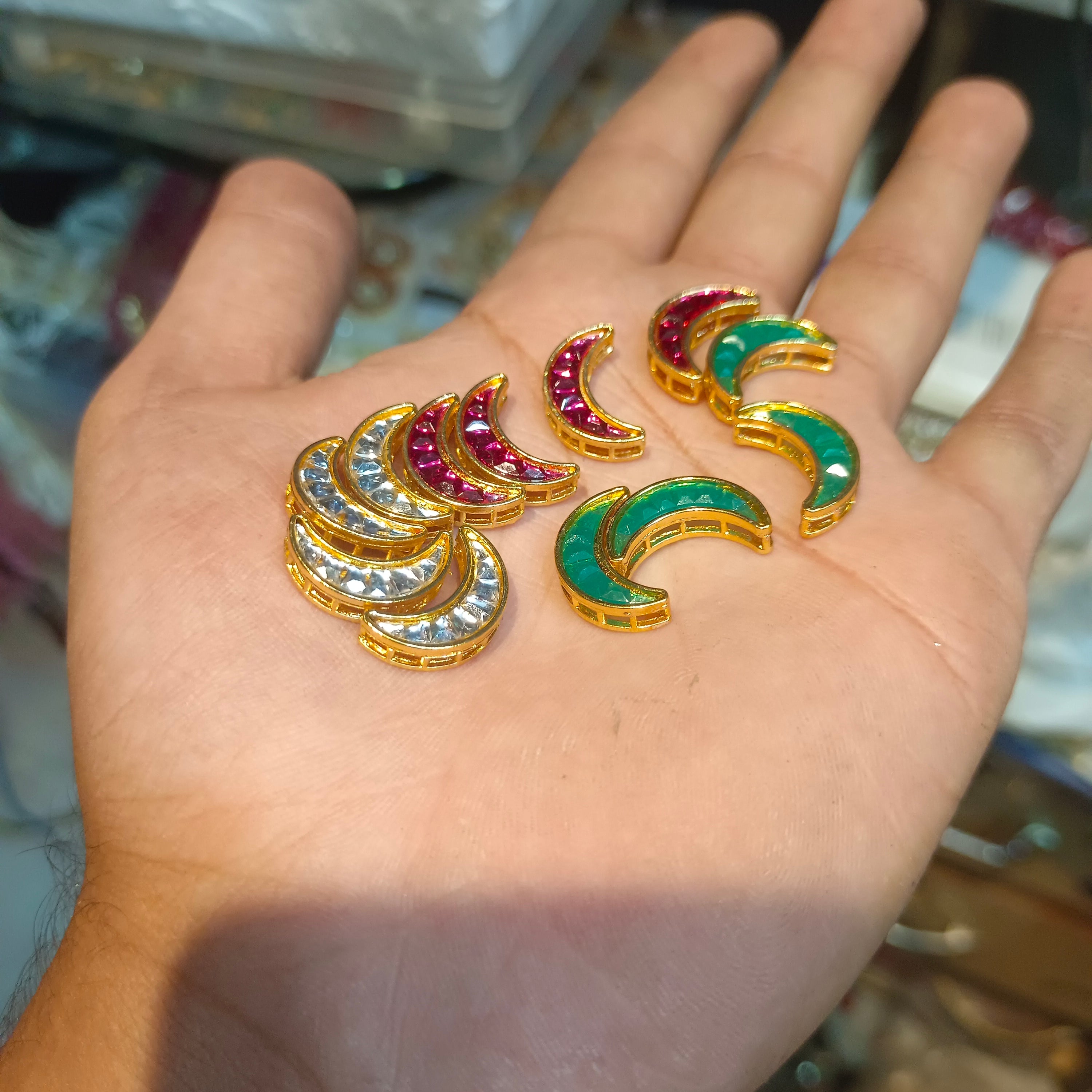 Chand kundan || 6 - 12 pcs pack ||