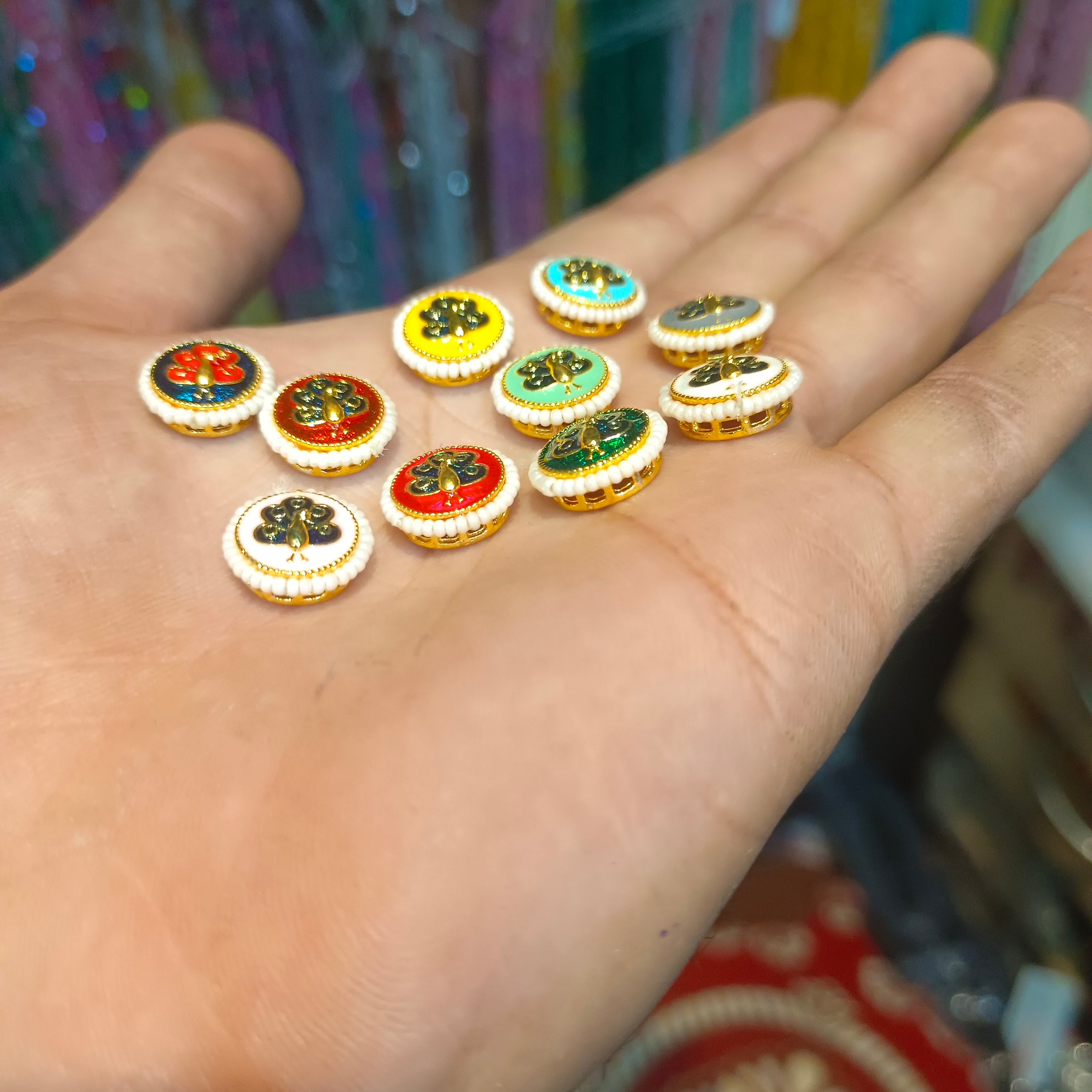 Meena kundan || 12 pcs pack ||