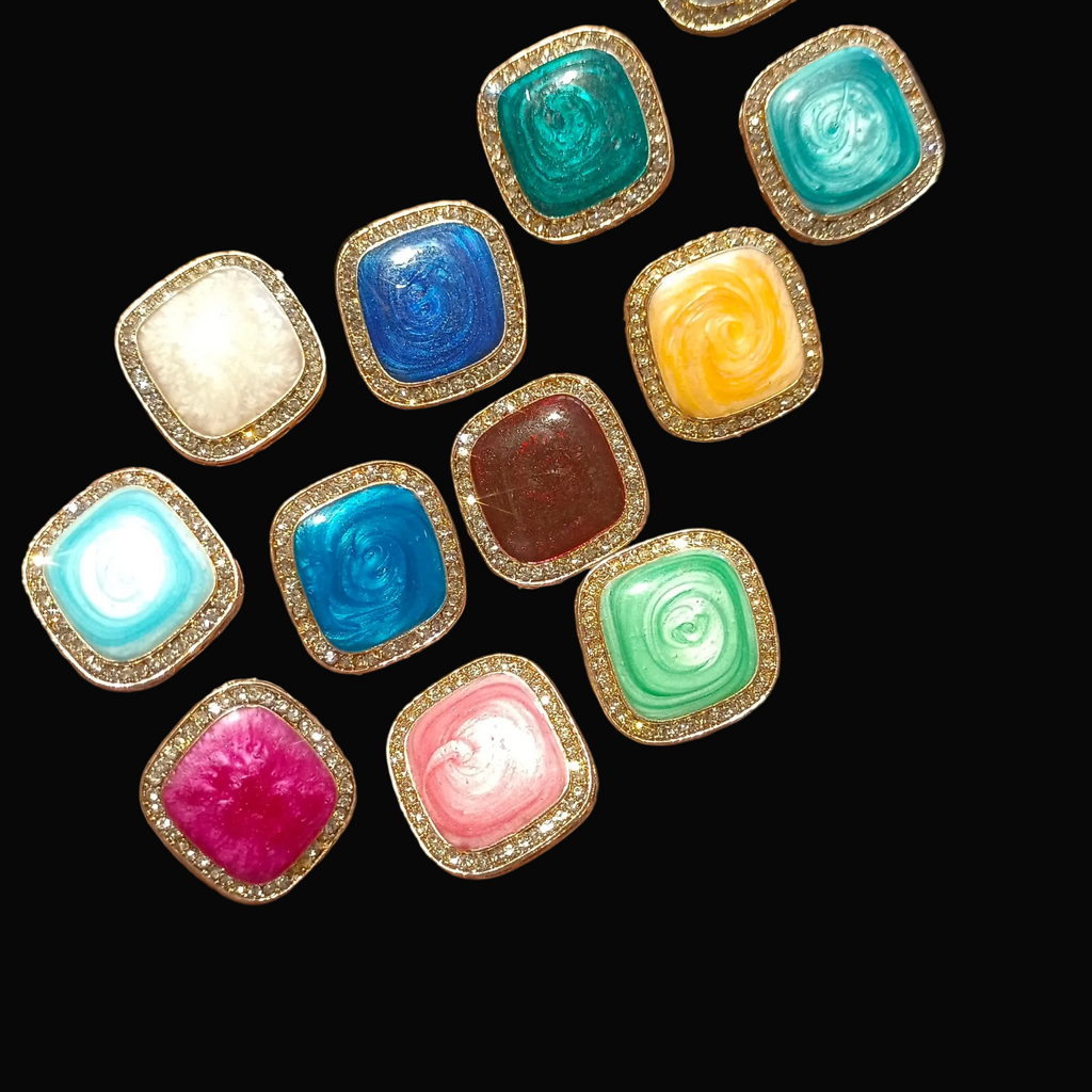 Ad kundan stone || 6 - 12 pcs packing ||