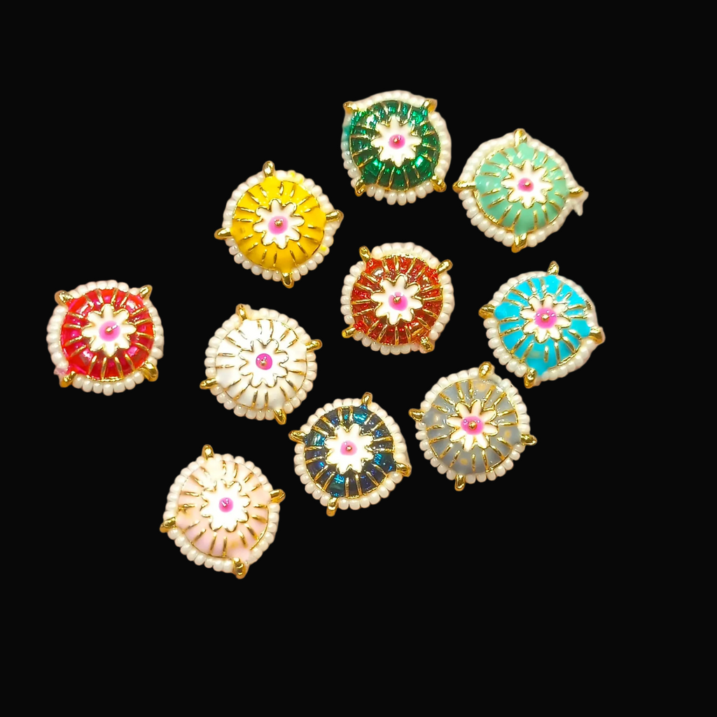 Meena kundan || 6 - 12 pcs packing ||