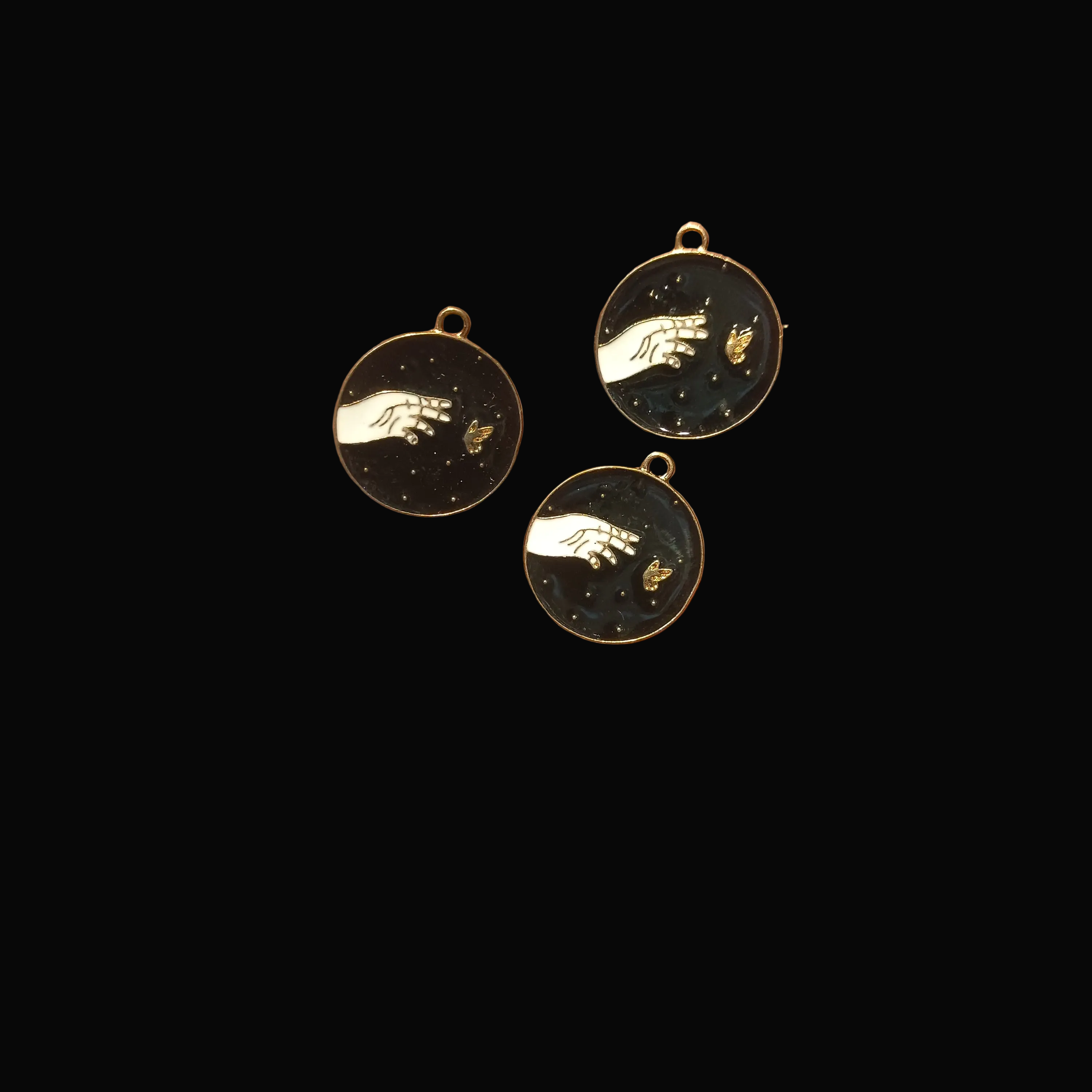 Enamel charm || 6 pcs packing ||