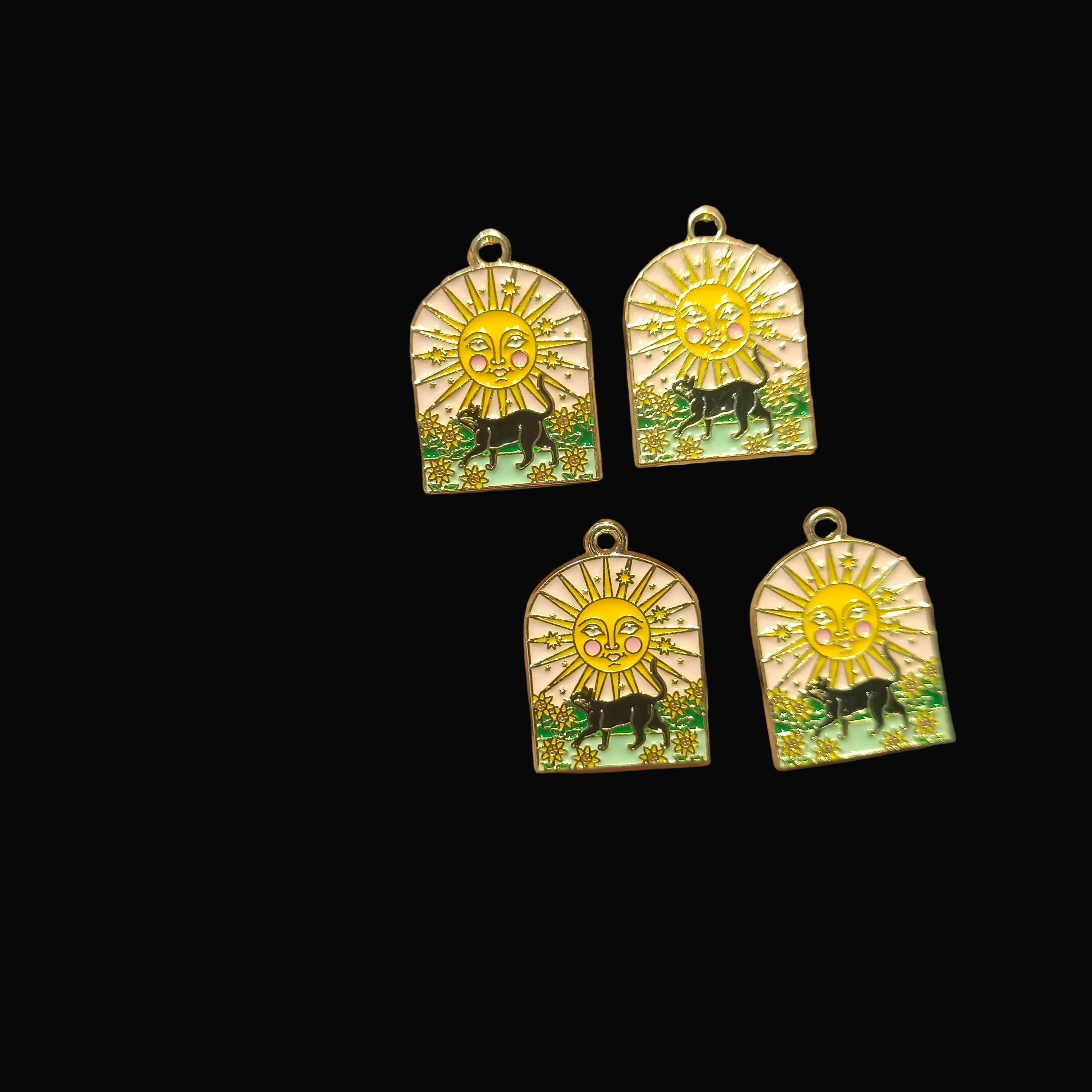Enamel charm || 6 pcs packing ||