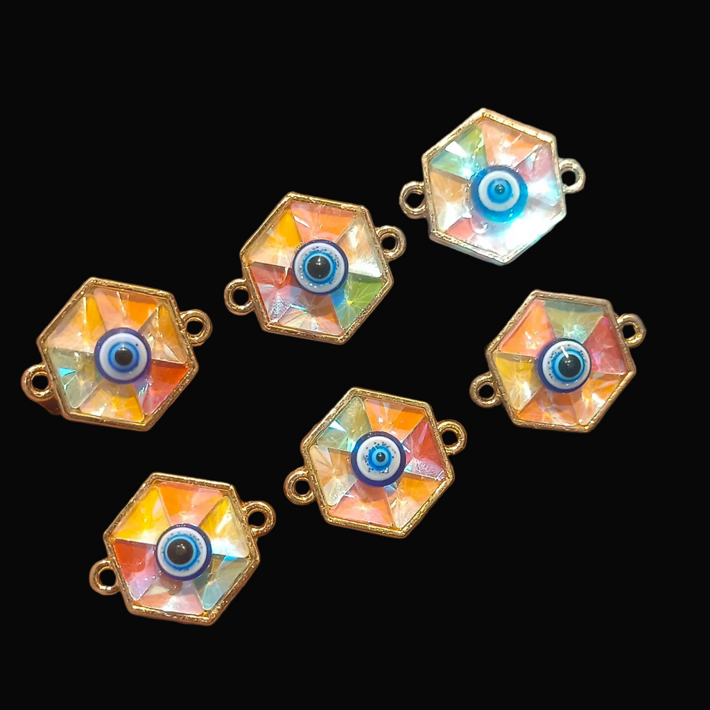 Evil eye charm || 6 pcs packing ||