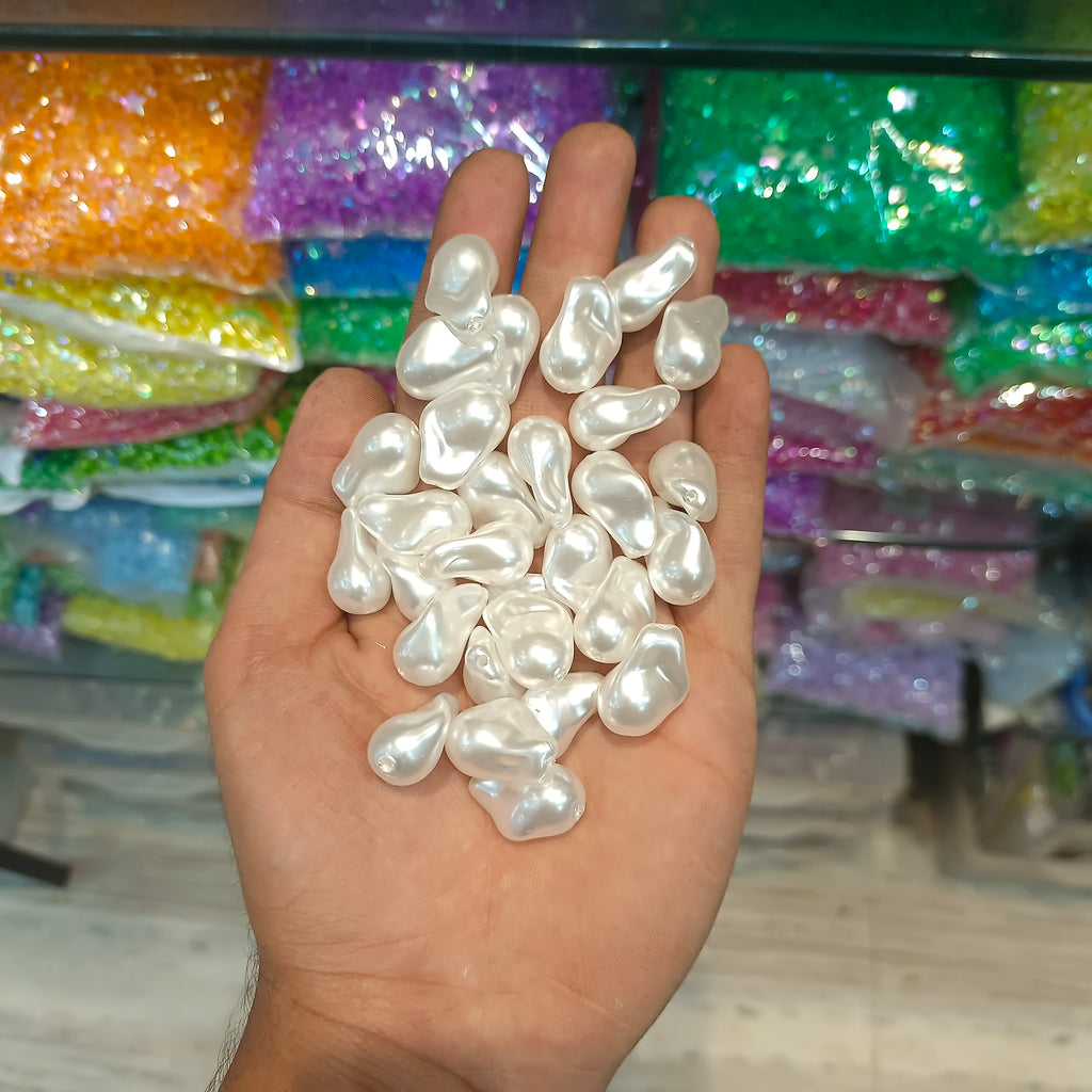 Fresh water pearl || 100grams packing || approx 34 pcs || Beads