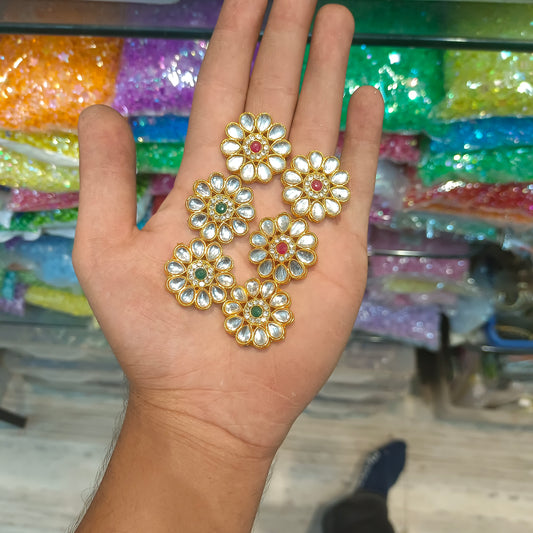 Jewellery Kundan || 12 pcs - 50 pcs packing ||