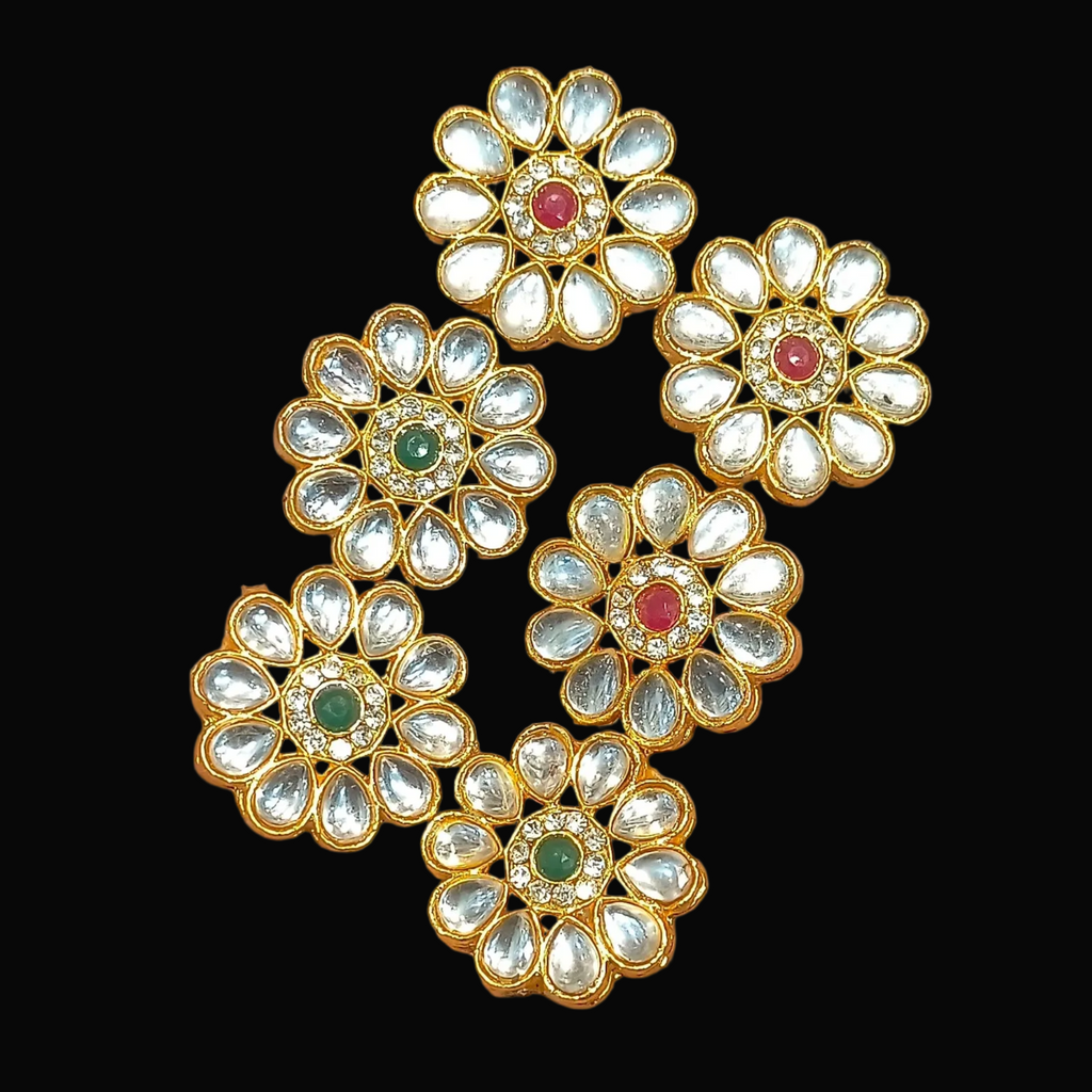 Jewellery Kundan || 12 pcs - 50 pcs packing ||