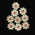 Jewellery Kundan || 12 pcs packing ||