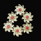 Jewellery Kundan || 12 pcs packing ||