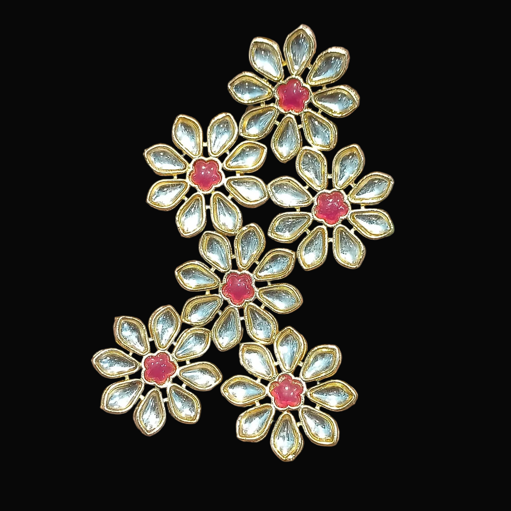Jewellery Kundan || 12 pcs packing ||