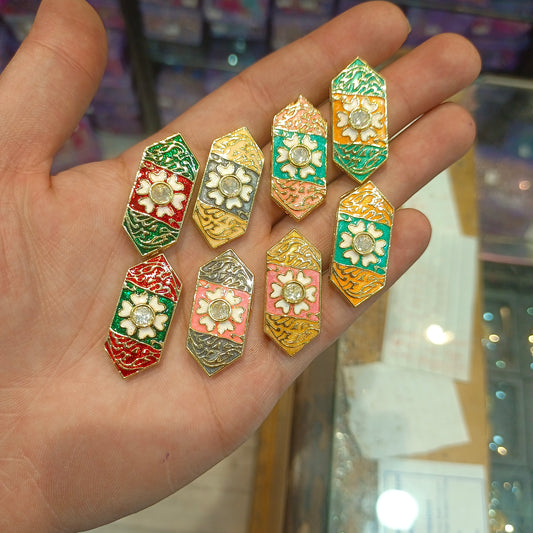 Premium polki Meena kundan || 1 pcs - 6 pcs packing ||
