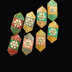 Premium polki Meena kundan || 1 pcs - 6 pcs packing ||