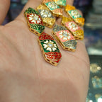 Premium polki Meena kundan || 1 pcs - 6 pcs packing ||