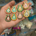 Premium polki Meena kundan || 1 pcs - 3 pcs packing ||