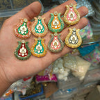 Premium polki Meena kundan || 1 pcs - 3 pcs packing ||