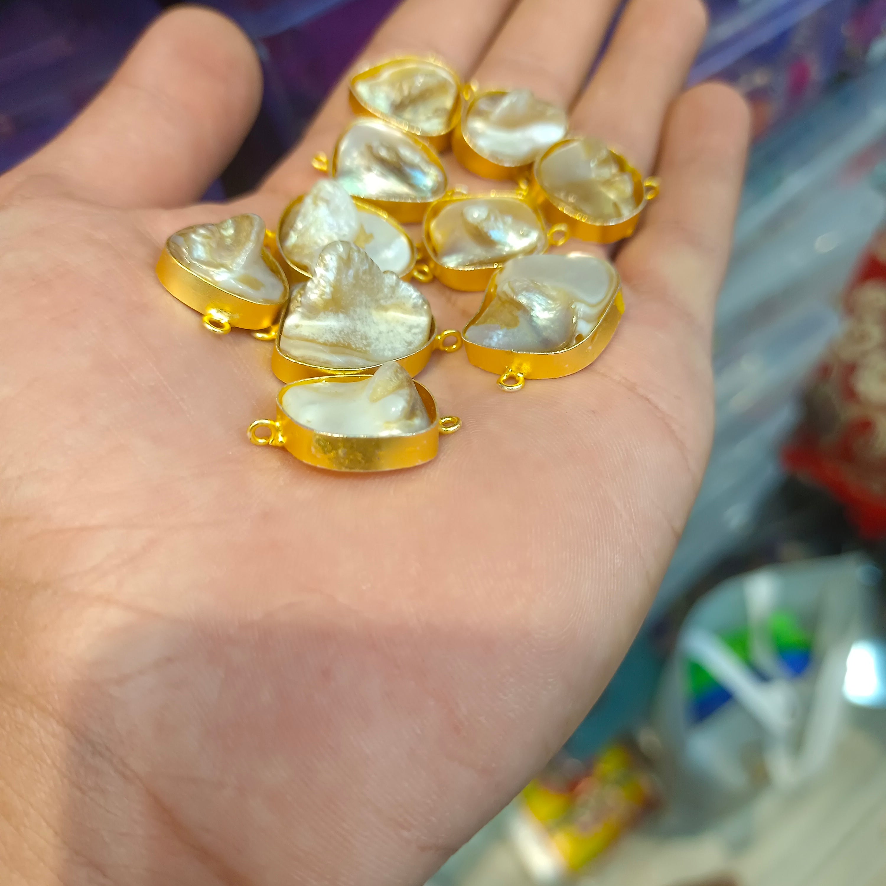 Mother pearl tikde || 10 pcs packing ||