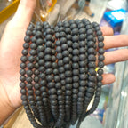 Lava beads 8mm || Approx 48 beads in 1 line || 1 line - 12 line packing ||