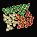 Triangle Kundan || 12 pcs packing || 3 colours available ||