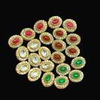 Premium oval kundan || 6 pcs - 12 pcs packing ||