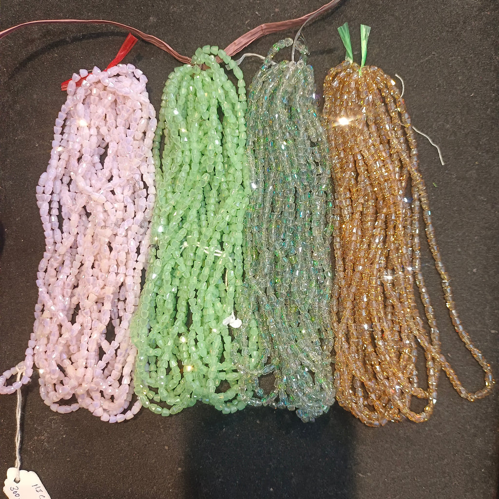 4*5 bell crystals || premium quality crystals || Beads || 1 mala ||