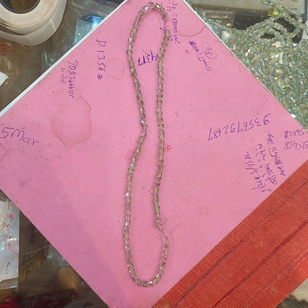 4*5 bell crystals || premium quality crystals || Beads || 1 mala ||