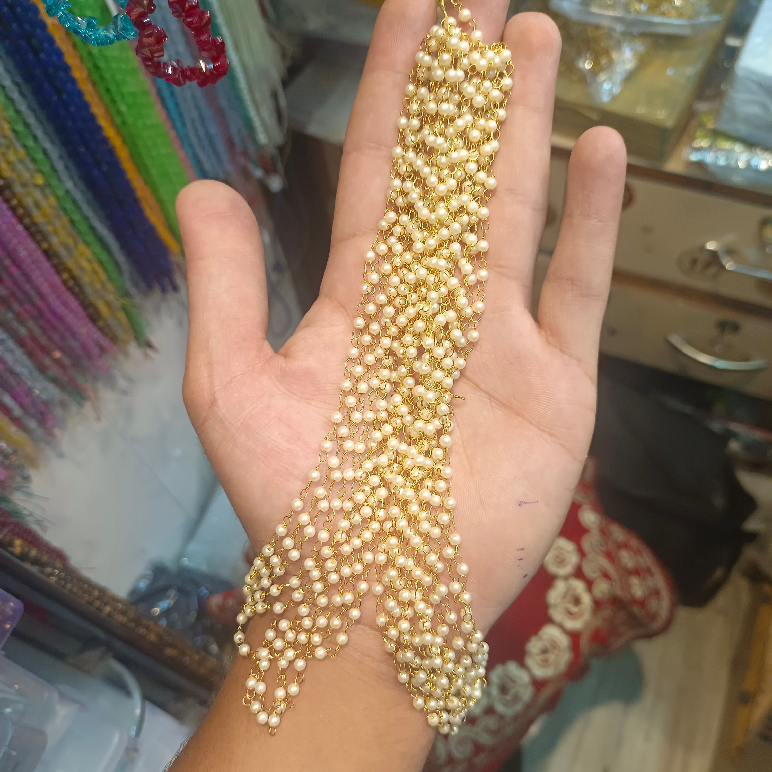 Ganthan mala 3mm || 1 bunch - 10 bunch packing || raw materials ||