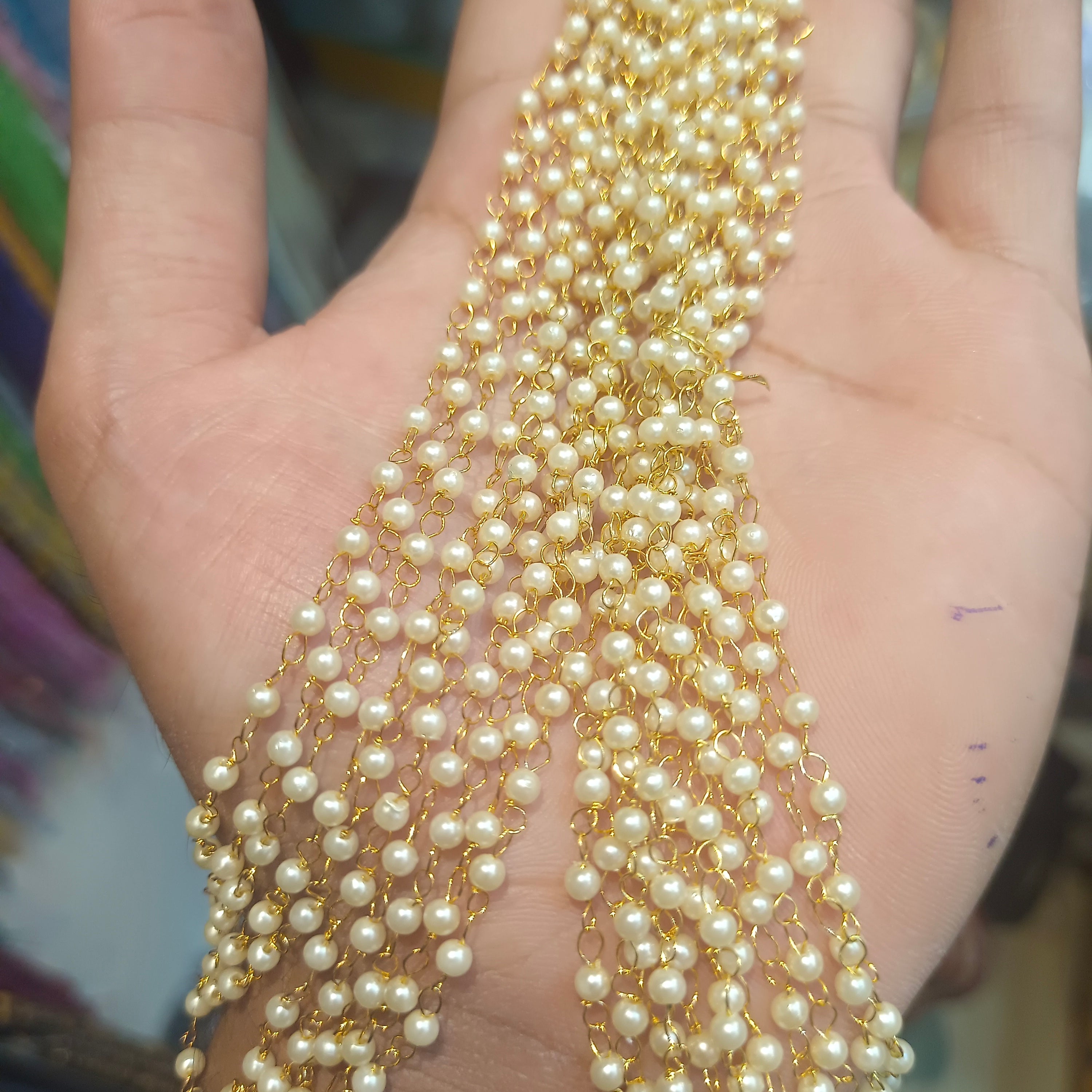 Ganthan mala 3mm || 1 bunch - 10 bunch packing || raw materials ||