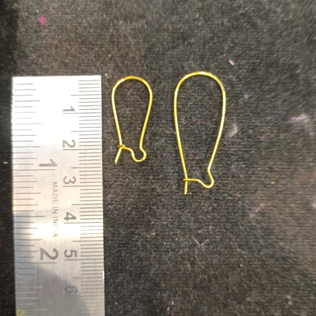 Earring hooks || Antique shade || 12 pair packing || raw materials ||