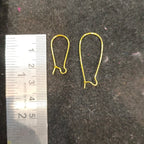 Earring hooks || Antique shade || 12 pair packing || raw materials ||