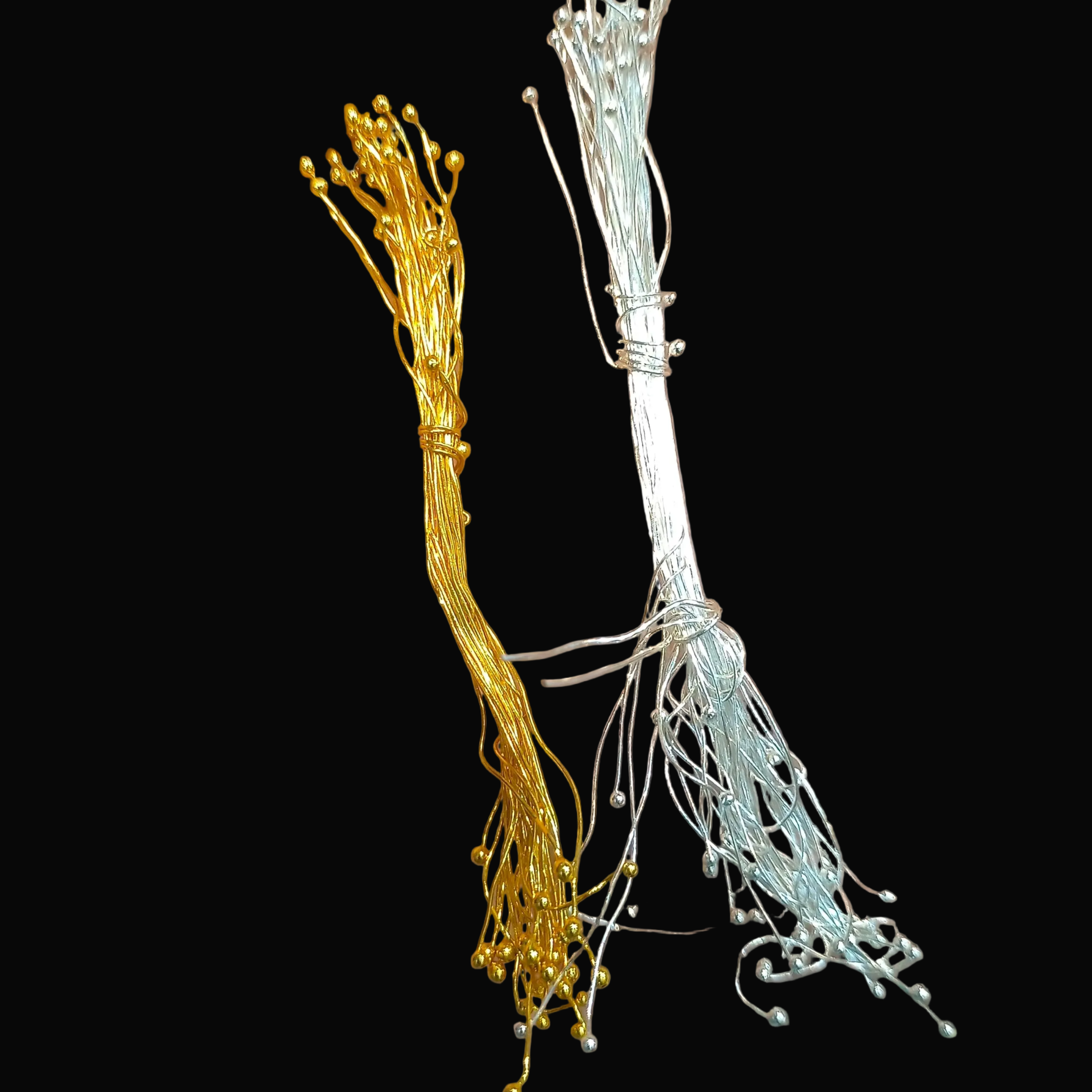Fuse wire / ball pins || golden and silver colour || 10 grams - 100grams pack || raw materials ||