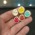 Meena kundan || 12 PCS PACK || 5 colours ||