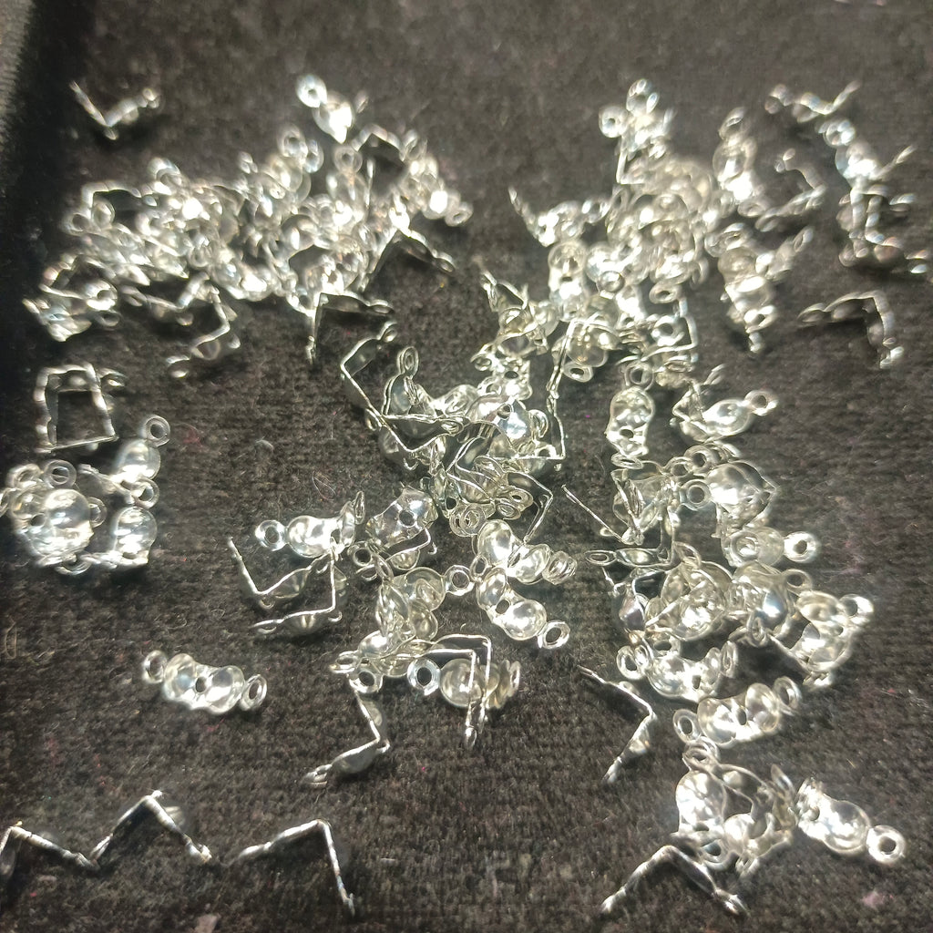 Golden and silver clasp || Approx 150 pcs/ 10 grams  || raw materials ||