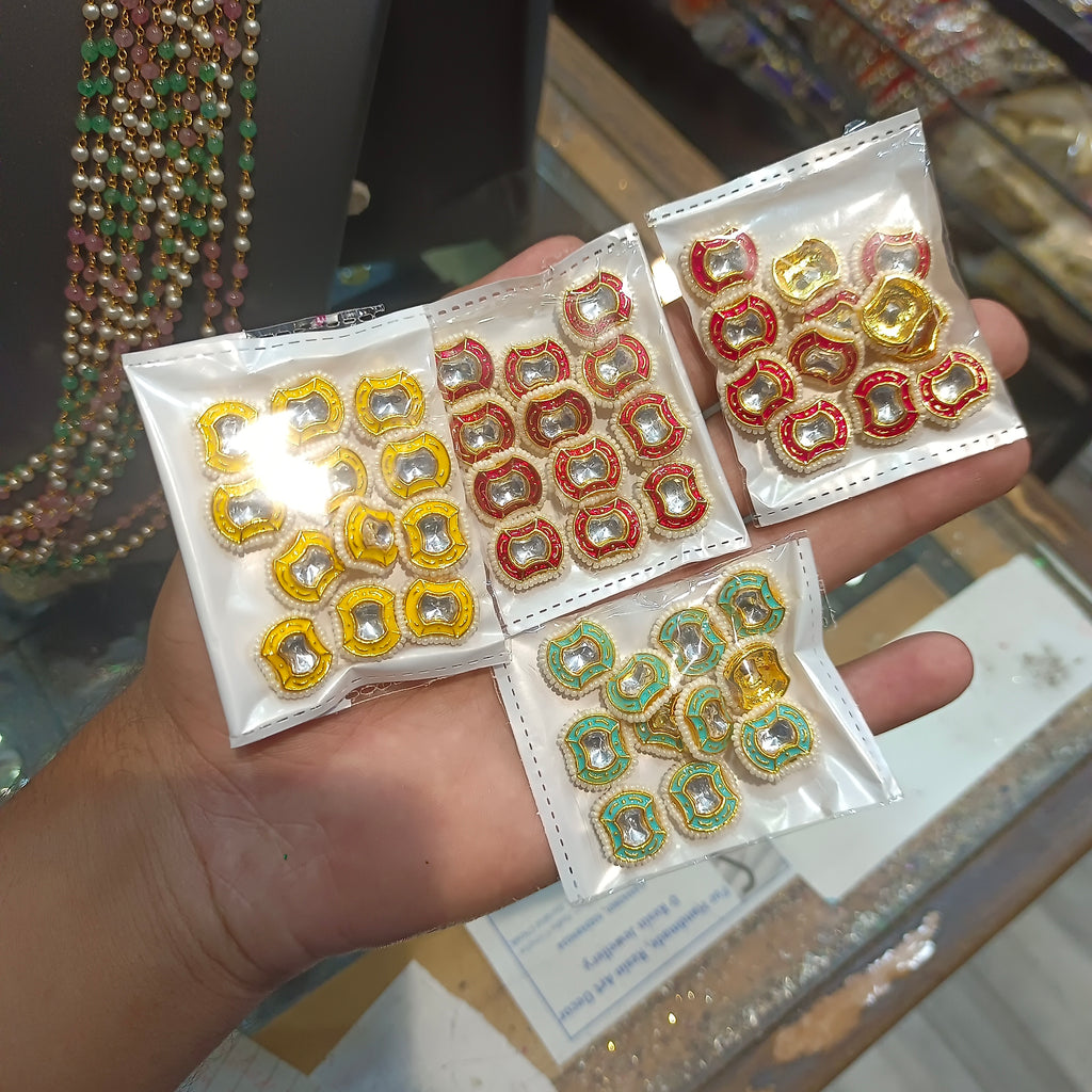 Meena rakhi pendant || 12 pcs pack ||