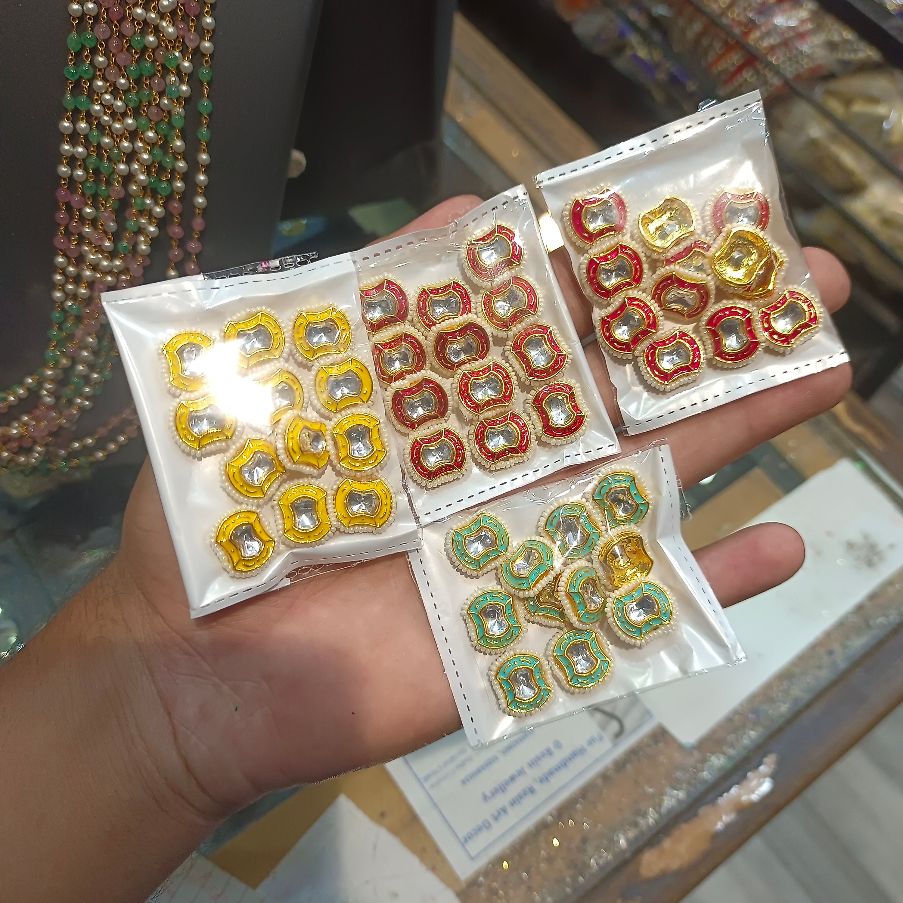 Meena rakhi pendant || 12 pcs pack ||