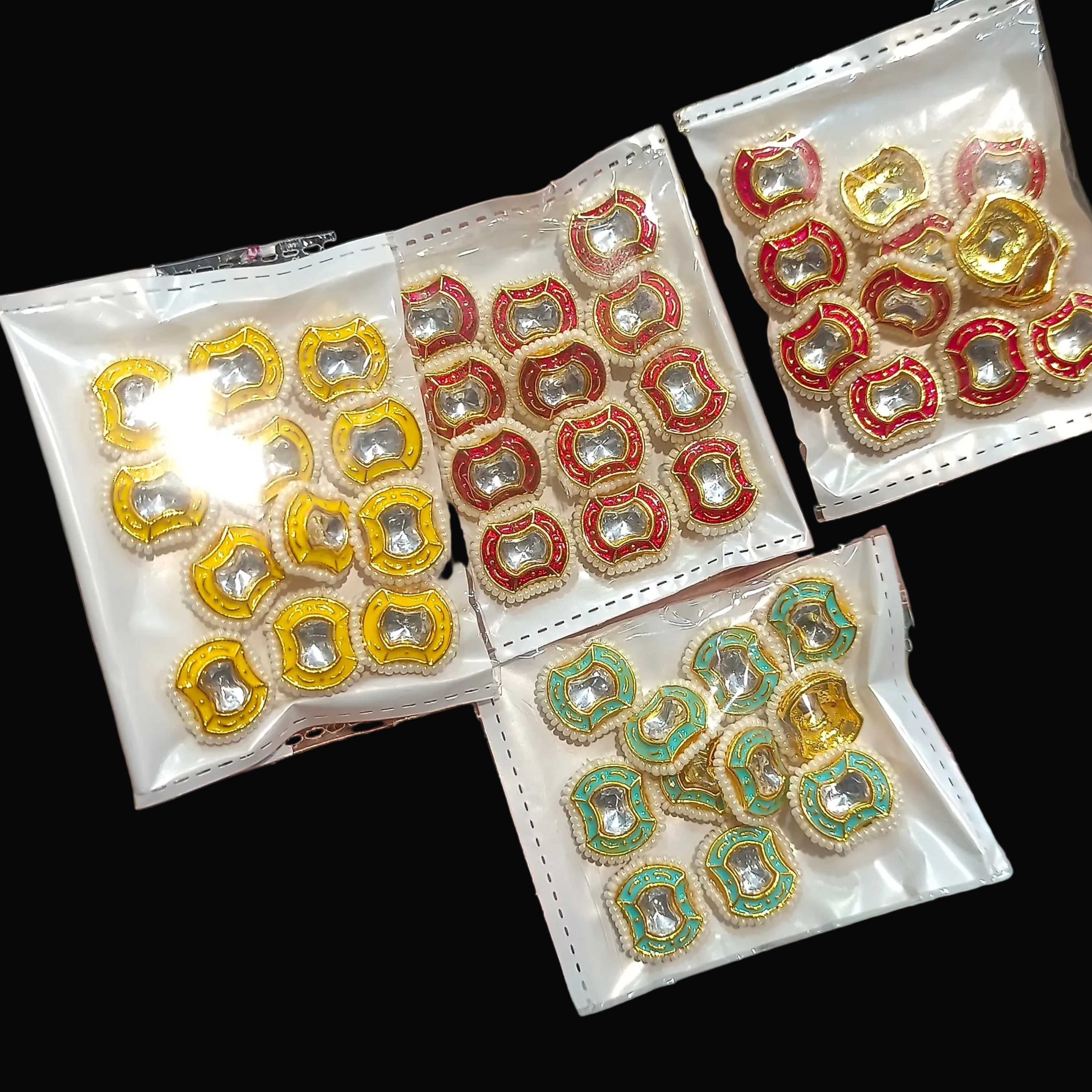 Meena rakhi pendant || 12 pcs pack ||