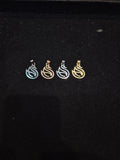 Stainless steel charms || Antitarnish || 4 colours available ||