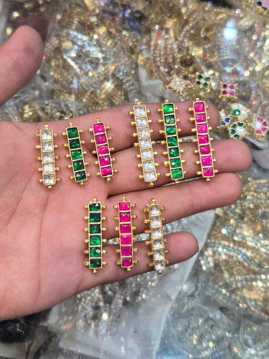 Jadau kundan || 1 piece and 6 pieces pack||