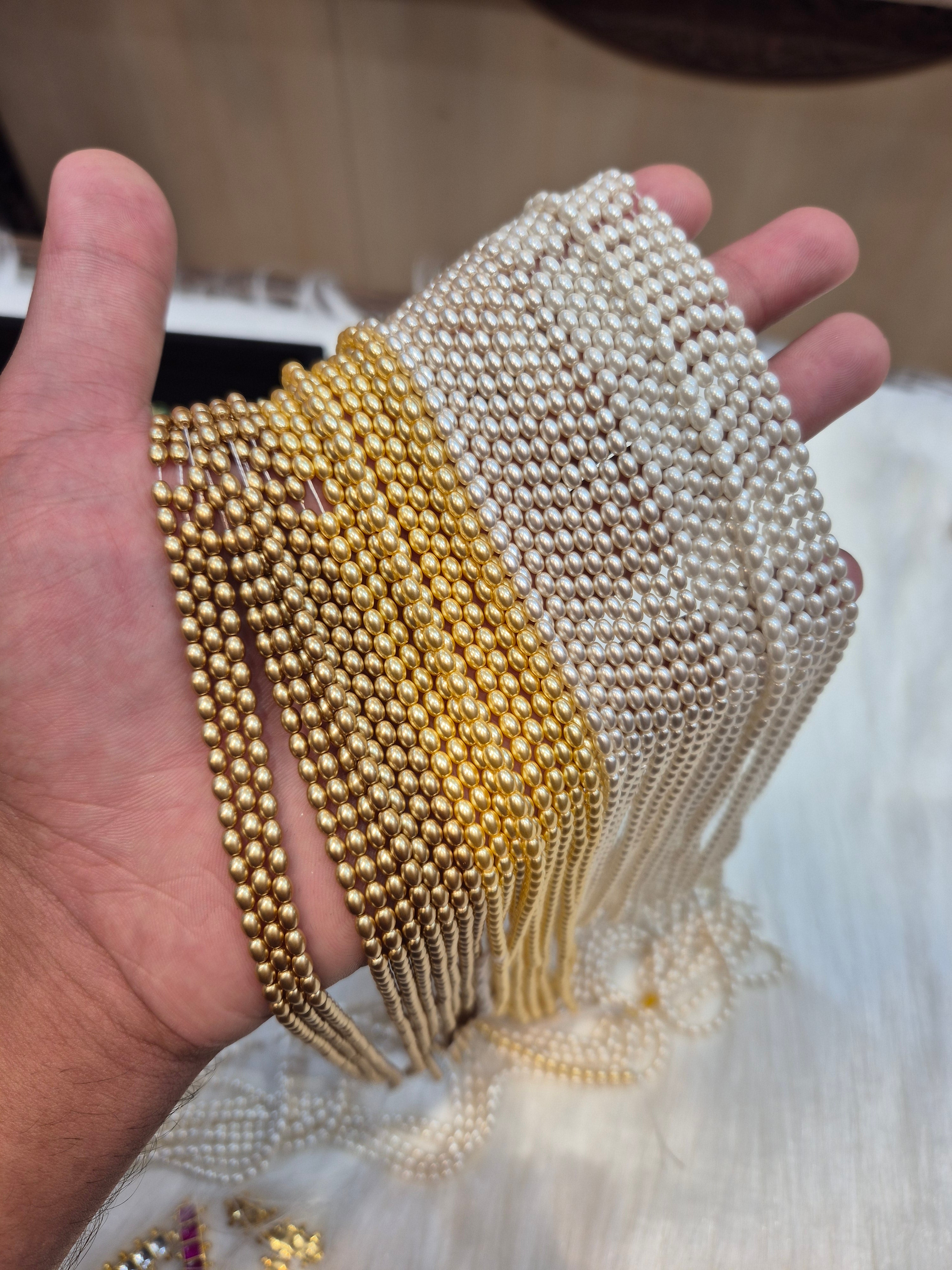 Real fresh water pearls || 1 line pack ||