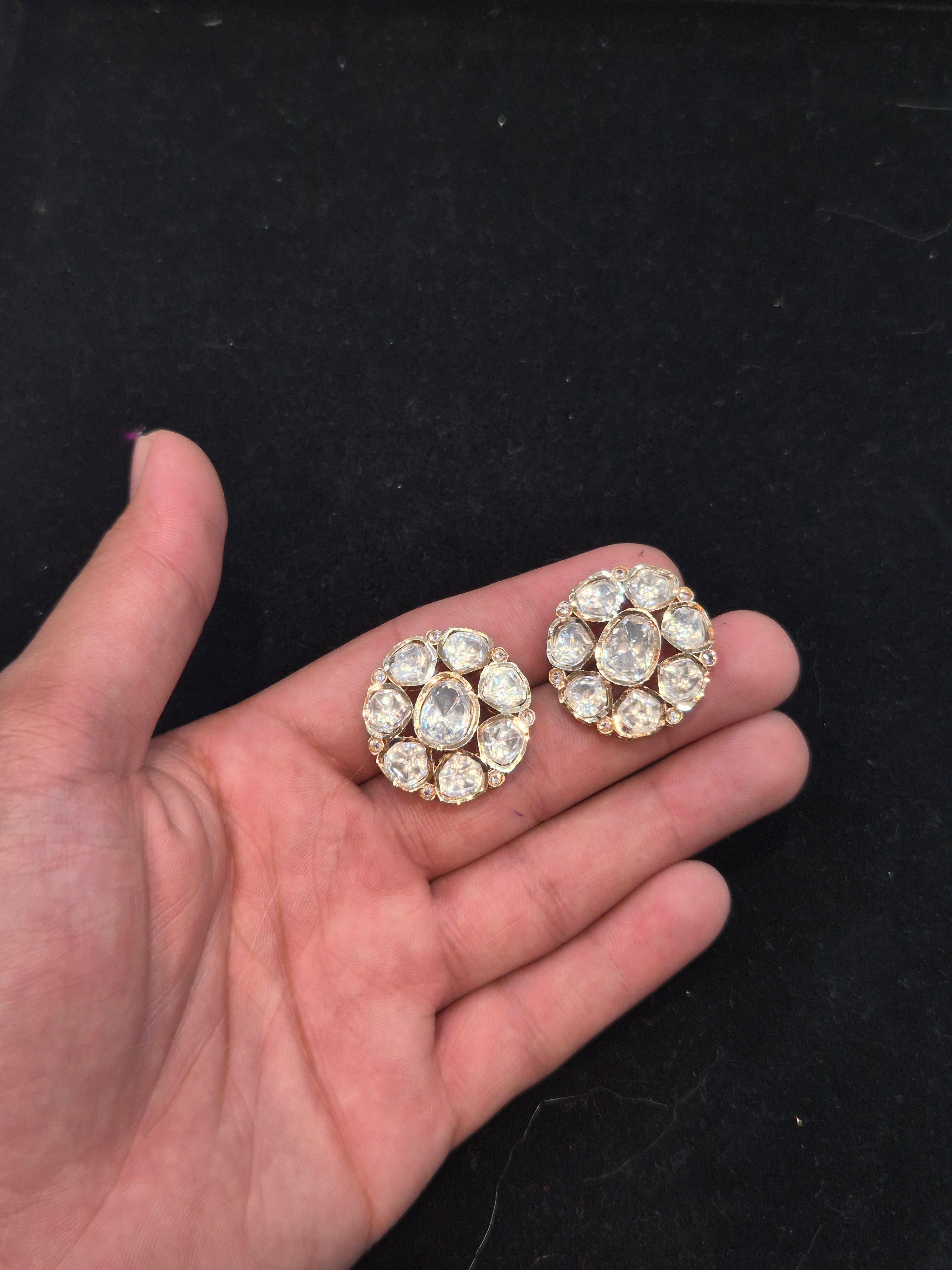 Polki Kundan|| 1 piece and 6 pieces pack||