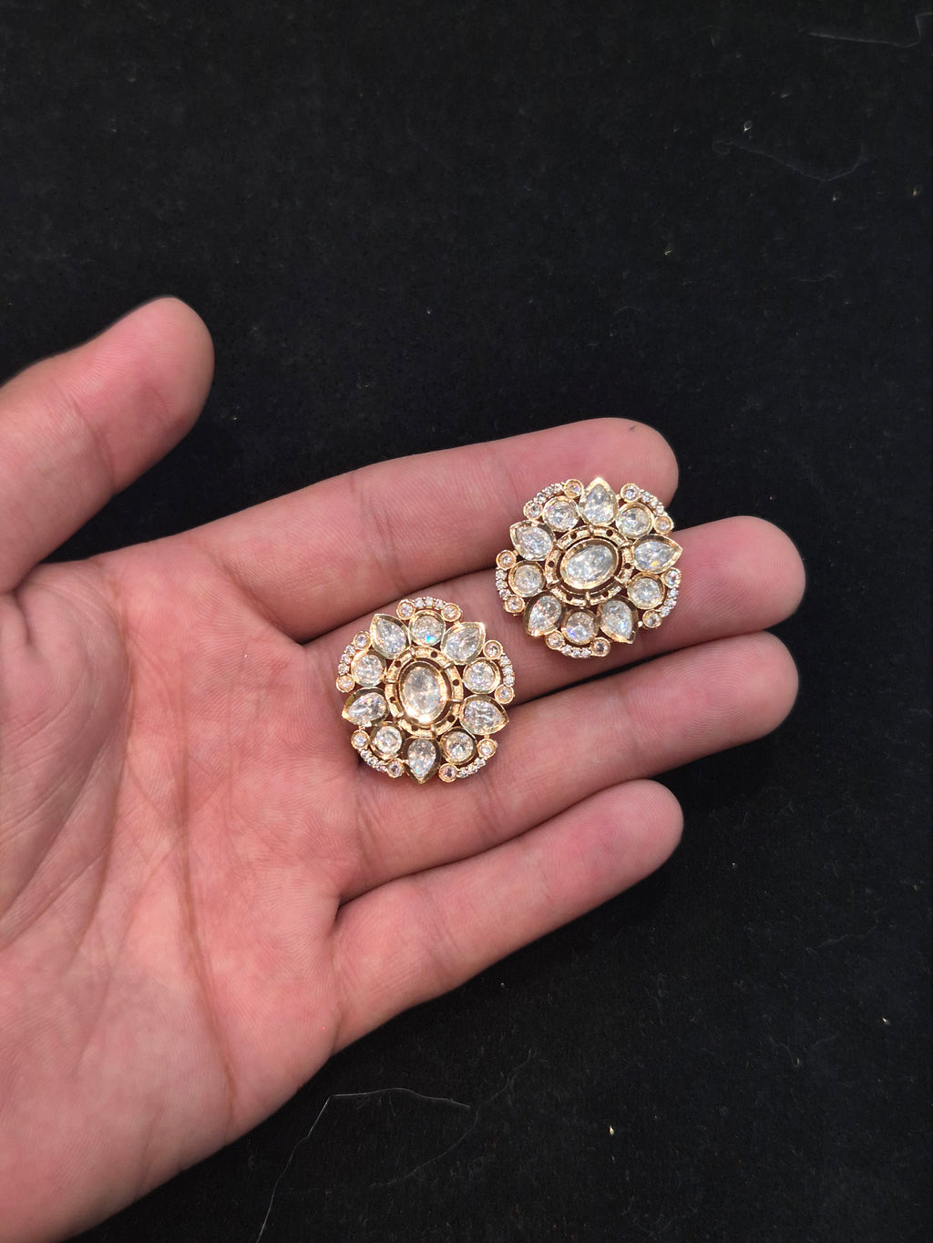 Polki Kundan|| 1 piece and 6 pieces pack||