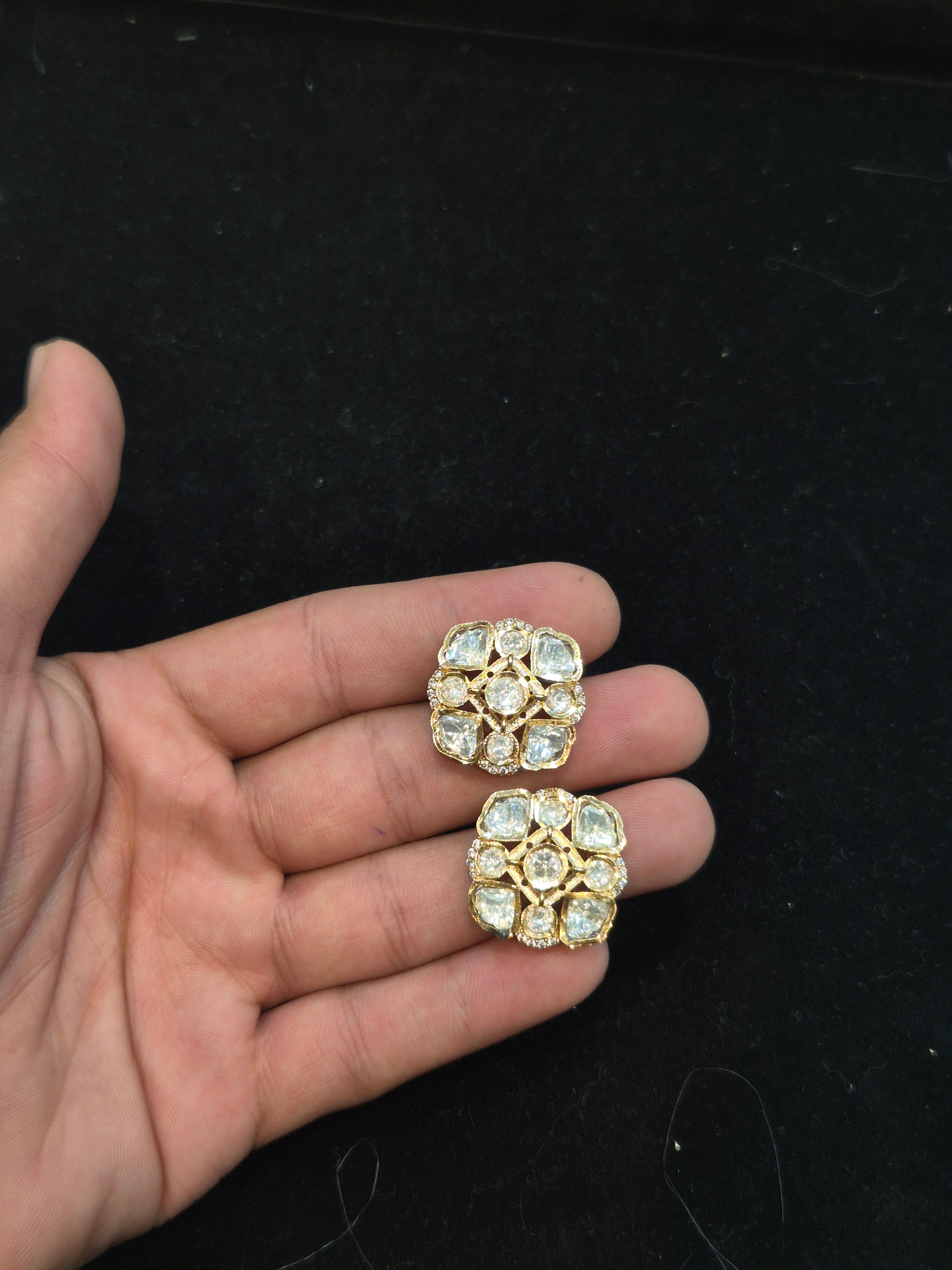 Polki Kundan|| 1 piece and 6 pieces pack||