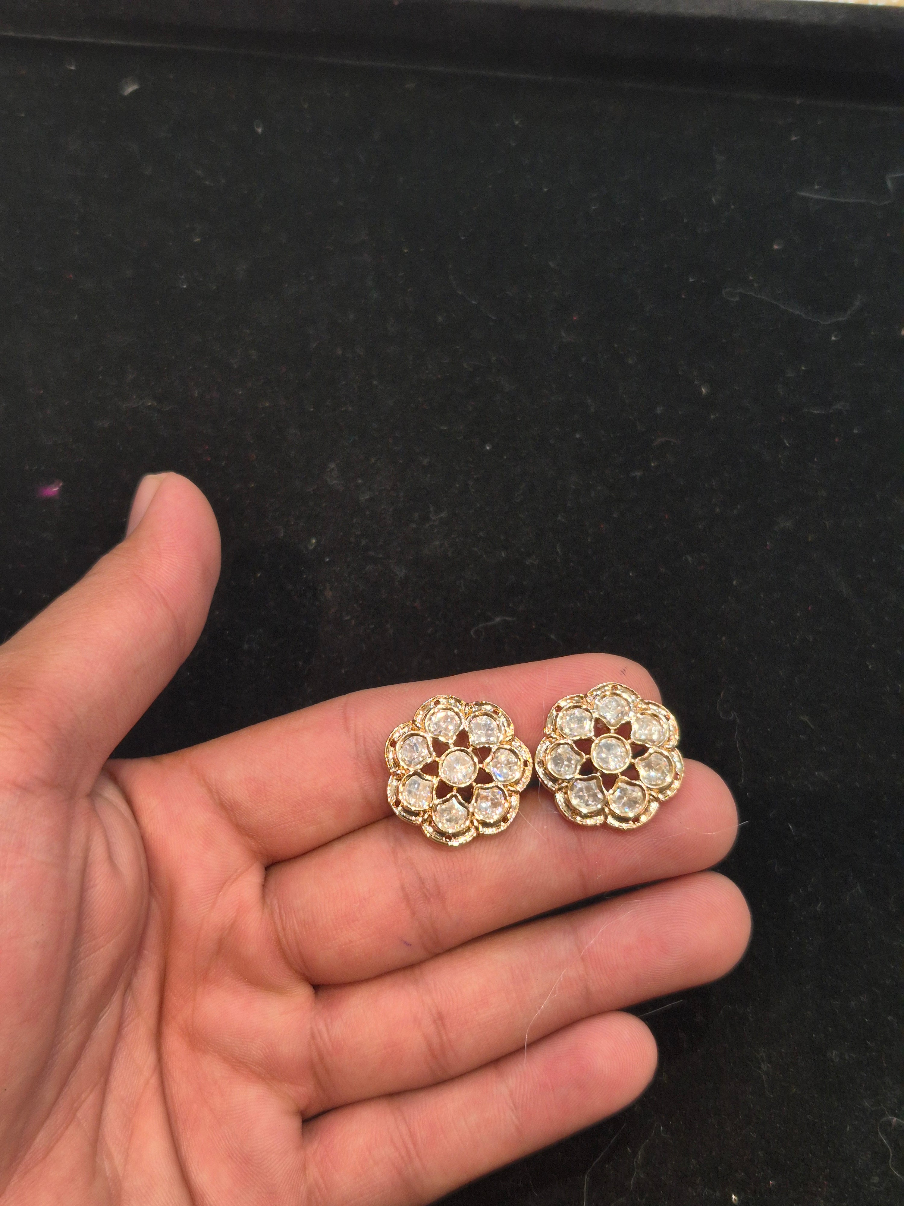 Polki Kundan|| 1 piece and 6 pieces pack||