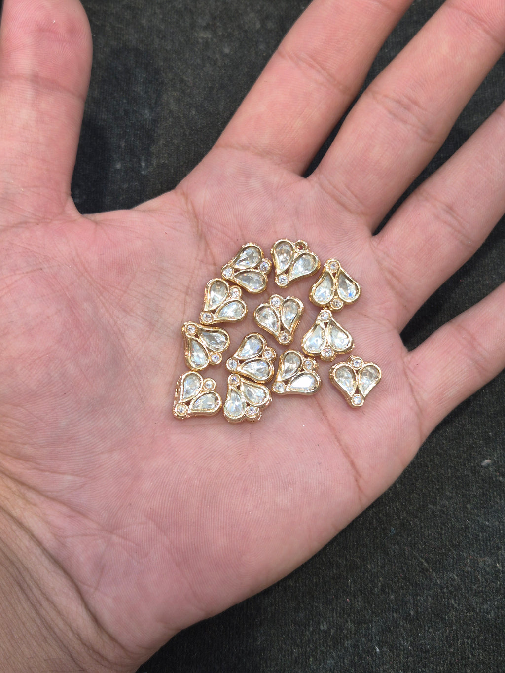 Polki kundan|| 1 piece and 6 piece pack||