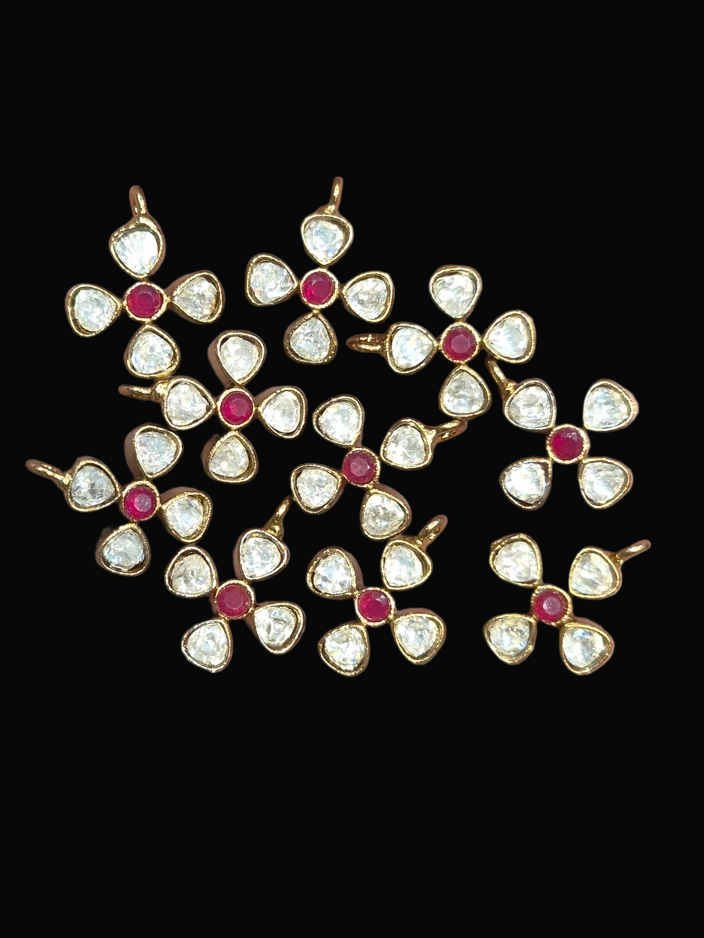 Polki pendants || 3 piece pack ||