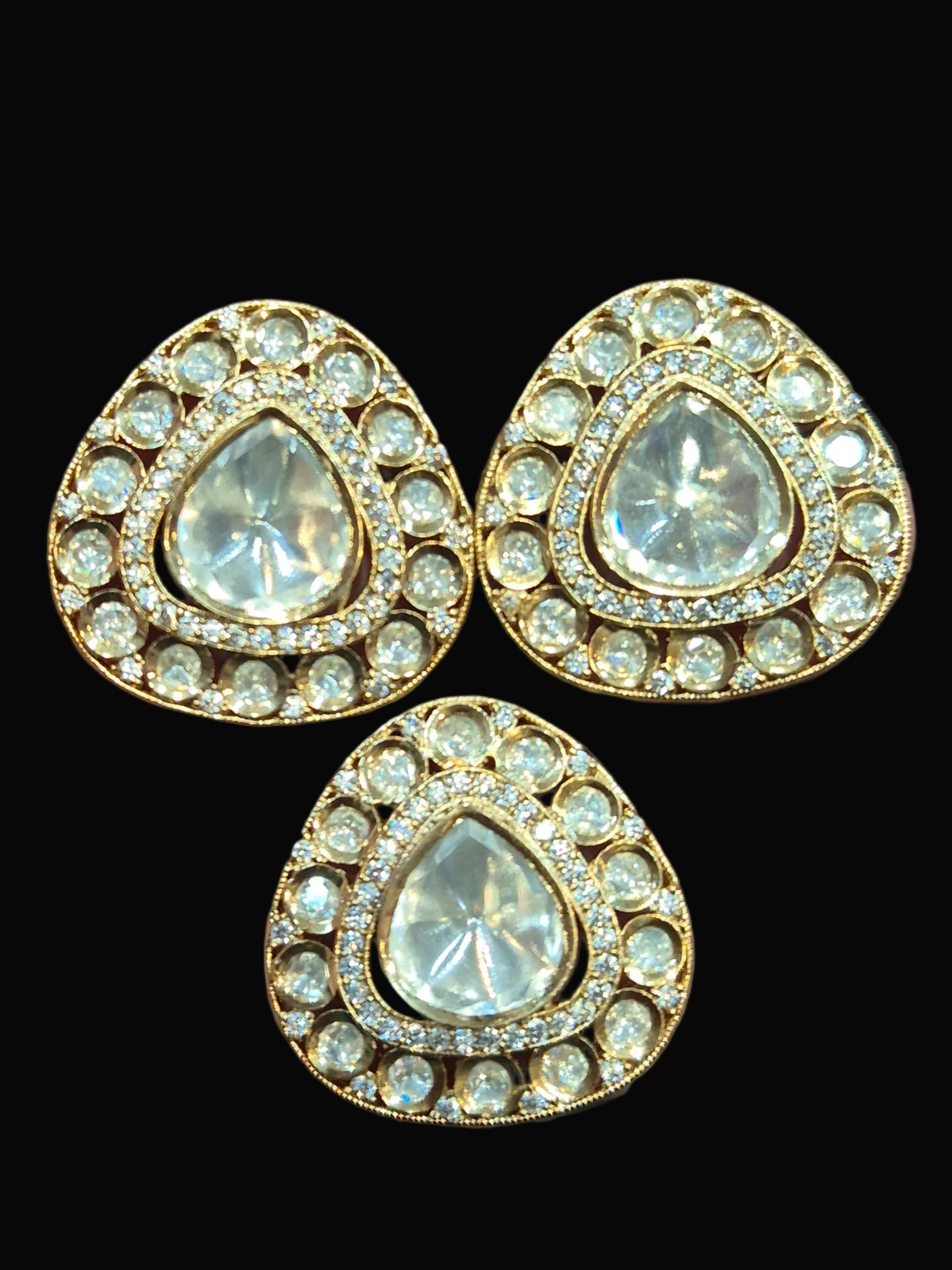 Polki Kundan|| 1 piece and 6 pieces pack||