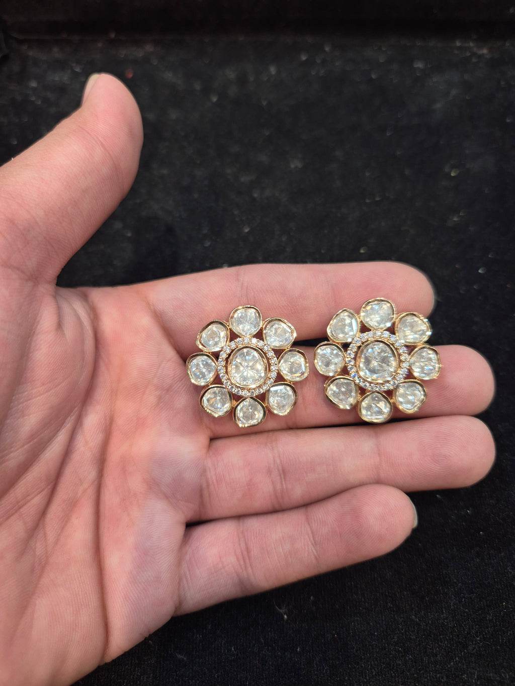 Polki Kundan|| 1 piece and 6 pieces pack||