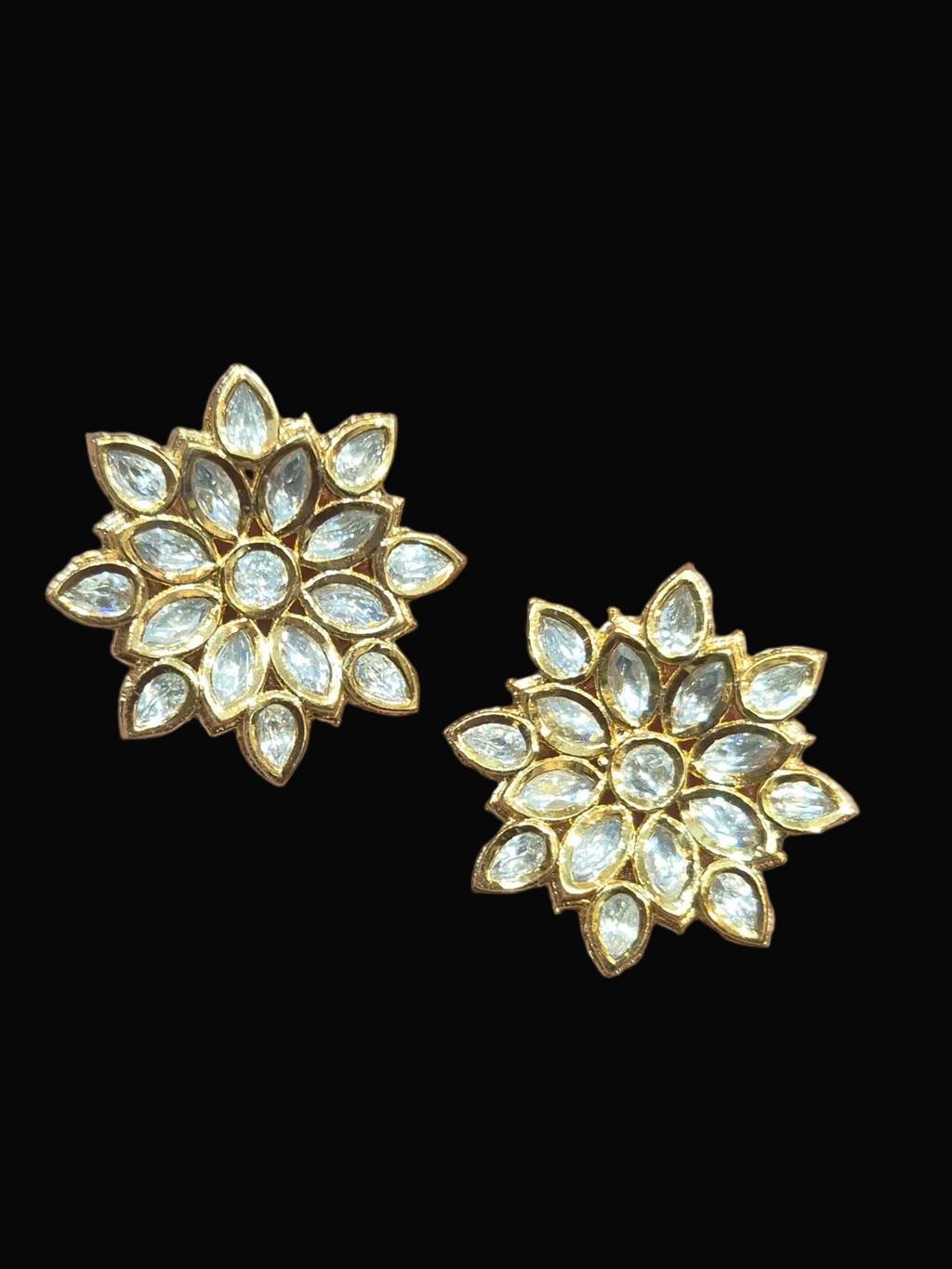 Polki Kundan|| 1 piece and 6 pieces pack||