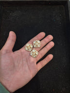 Polki kundan 1 piece and 6 piece back