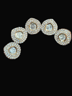 Polki Kundan||1 piece and 6 pieces pack||